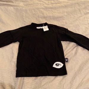 nununu shirt with eyeball detail size 3-4 years NWT!